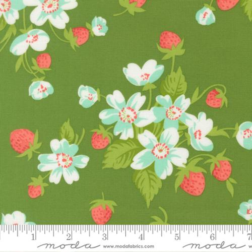 Bloomsberry Green 55350 15 Moda, by the yard