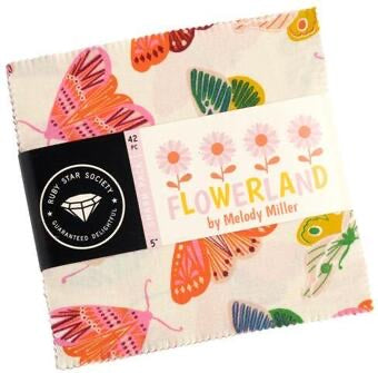 Flowerland, Ruby Star Society charm pack