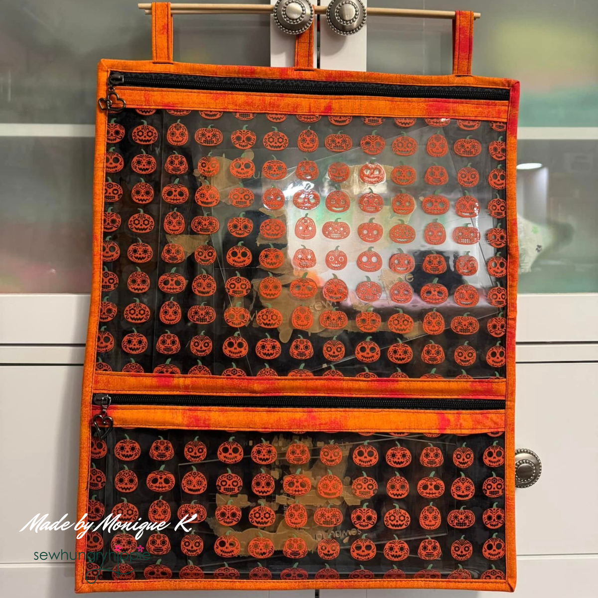 Jack-O-Lantern Clear TPU Vinyl Fabric for Bag Making