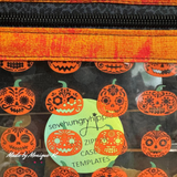 Jack-O-Lantern Clear TPU Vinyl Fabric for Bag Making