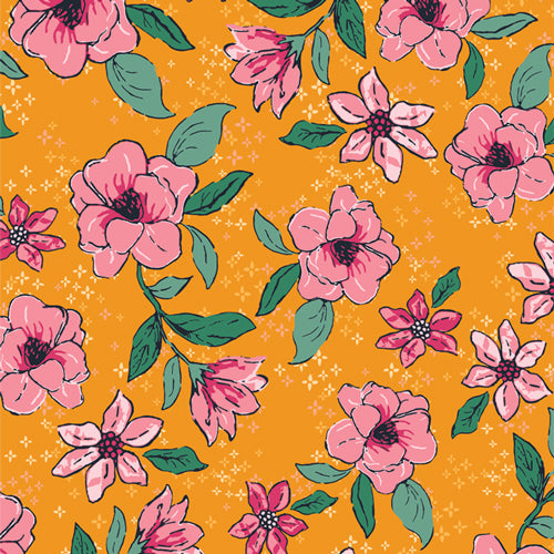 Art Gallery Fabrics Abode Collection, Flowery Fray by the yard