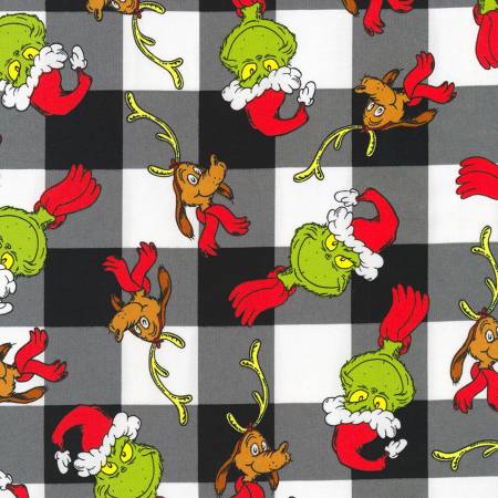 Black Buffalo Check Dr. Seuss How The Grinch Stole Christmas # ADE748752
