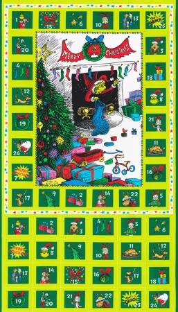 Grinchy Panel Holiday Dr. Seuss Advent Calendar