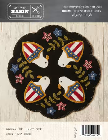 Eagles of Glory Mat Printed Pattern