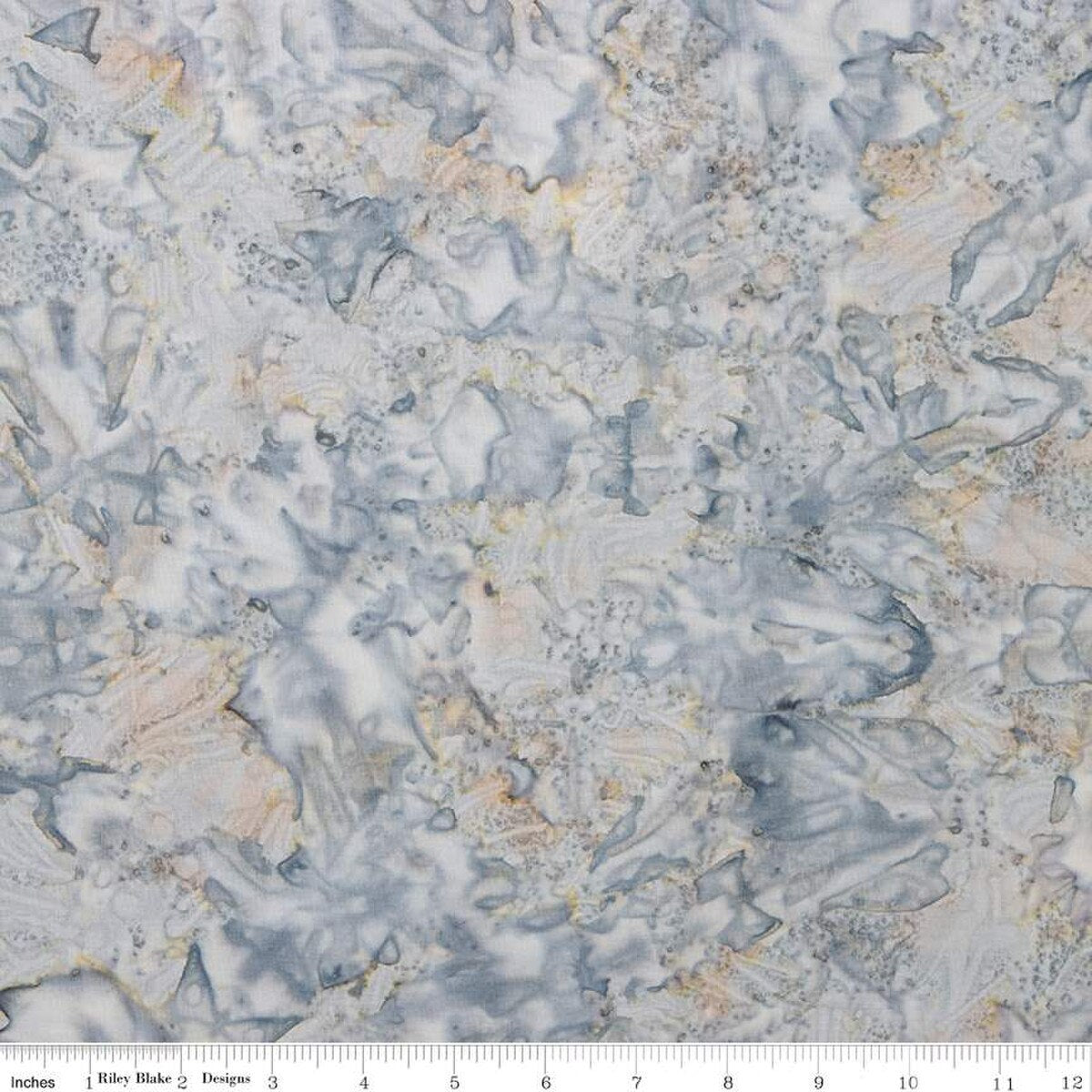 Expressions Batiks Elementals Color Play Mottled Frost by the yard