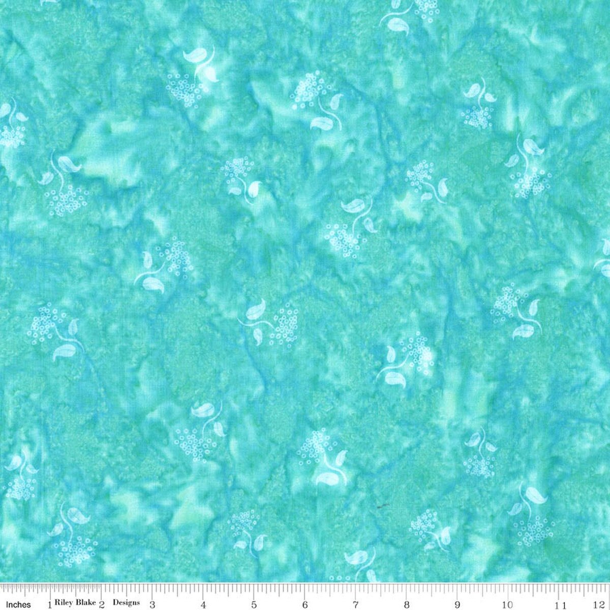 Batiks Wild Blossoms Sew Soft Rayon Calypso by the yard from Riley Blake