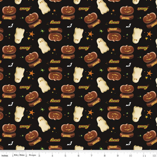 Celebrate with Hershey Main Black fabric by the yard online only