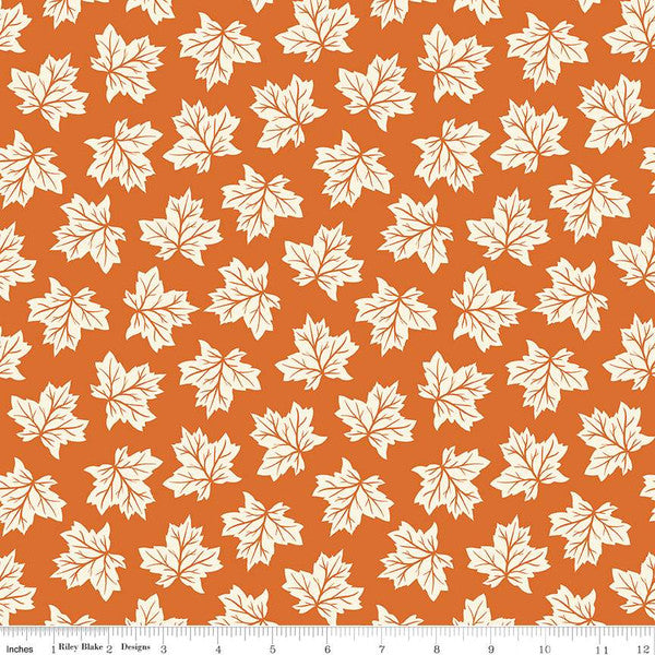 Shades of Autumn Leaves Orange, By Riley Blake-online only