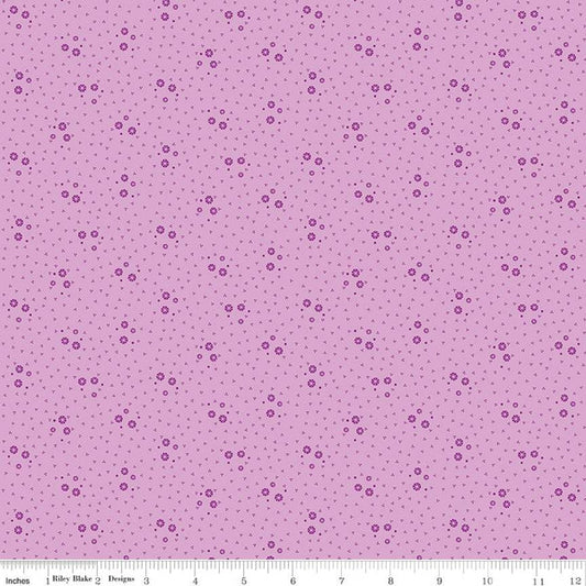 Riley Blake Brilliance Ditsy Lilac, by the yard