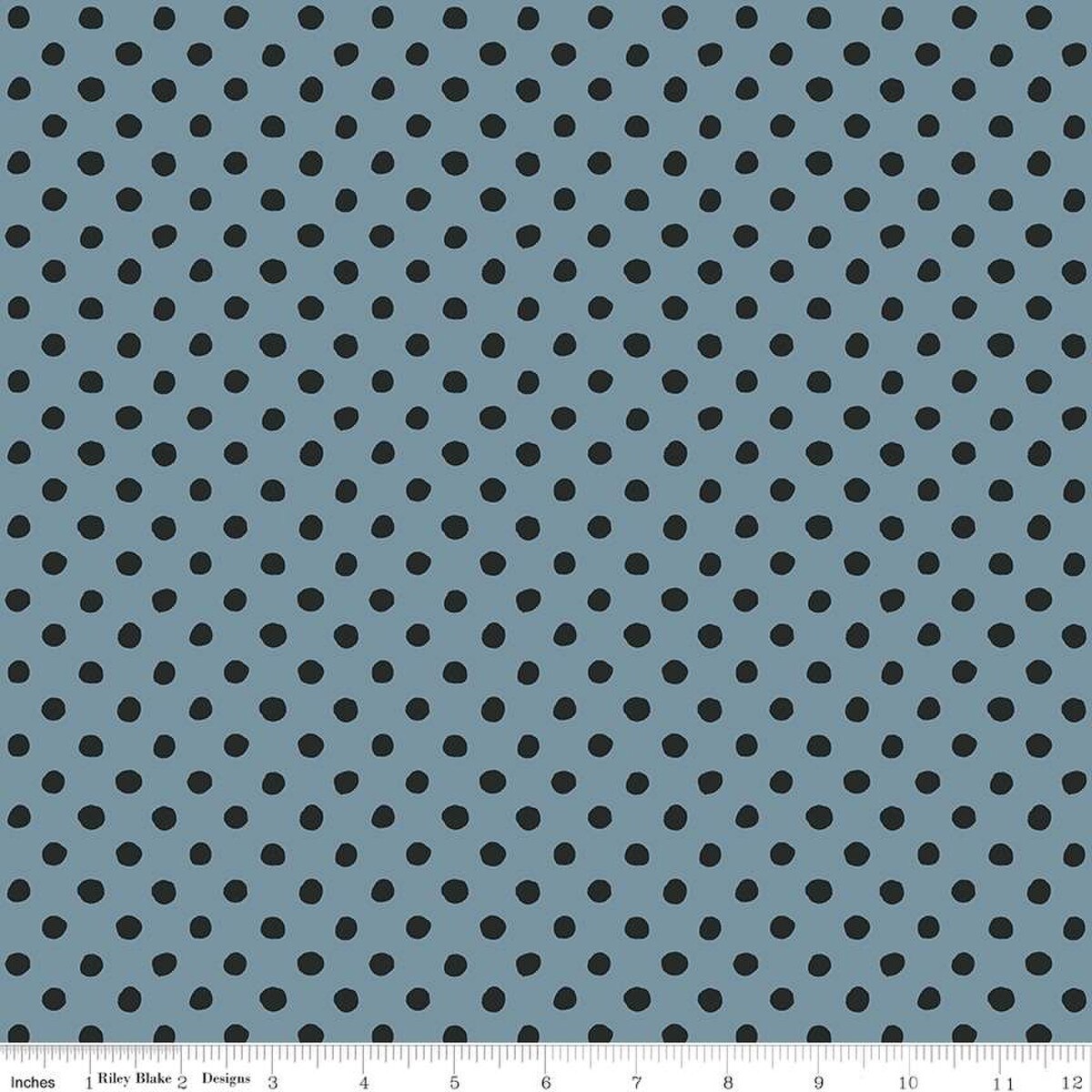 Trick or Treat Dots Dusk from Riley Blake by the yard
