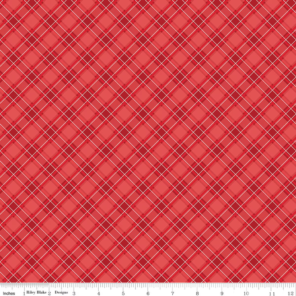 Front Porch Plaid Red from Riley Blake, by the yard