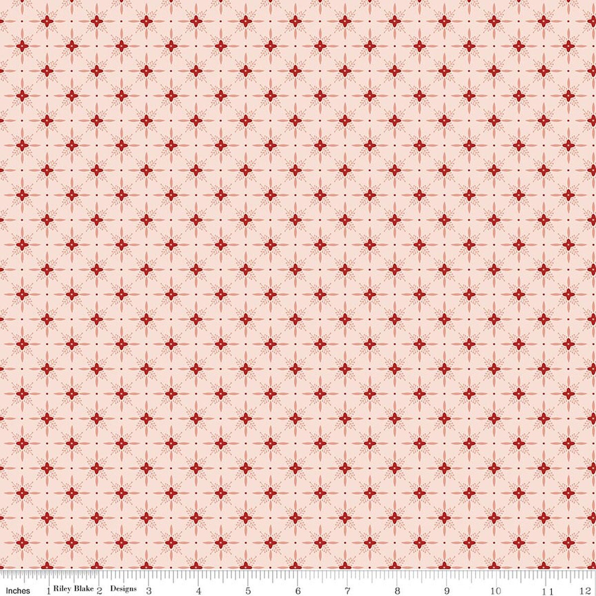 Christmas Greetings Twinkle Pink from Riley Blake Designs, by the yard