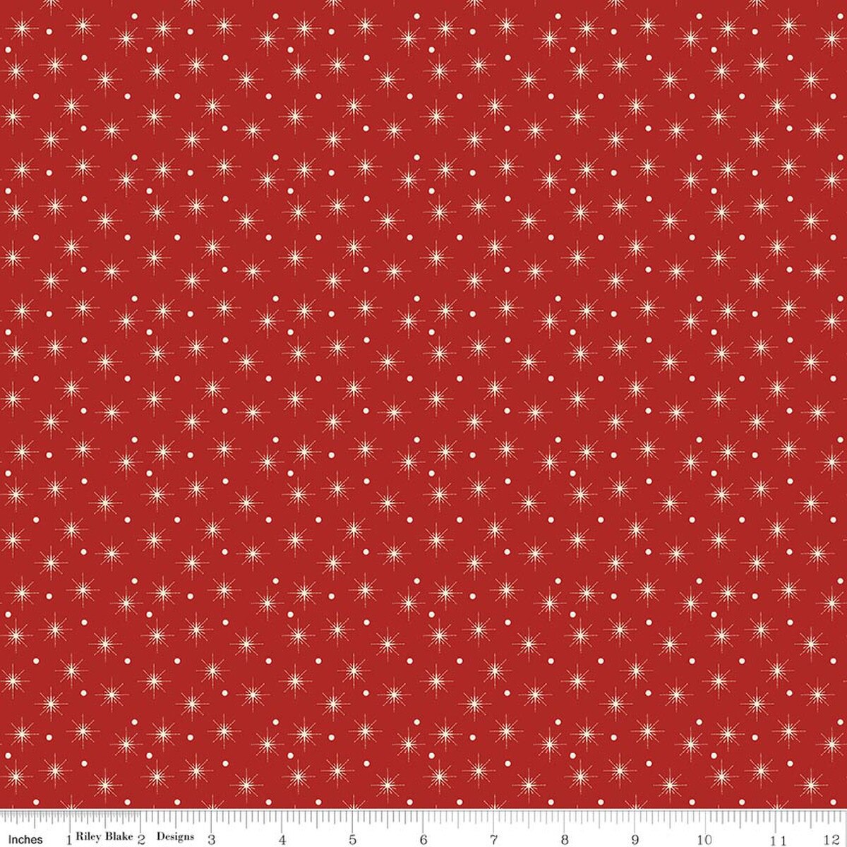 Christmas Greetings Christmas Lights Red from Riley Blake Designs, by the yard