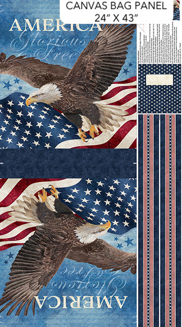 America Canvas Bag Panel