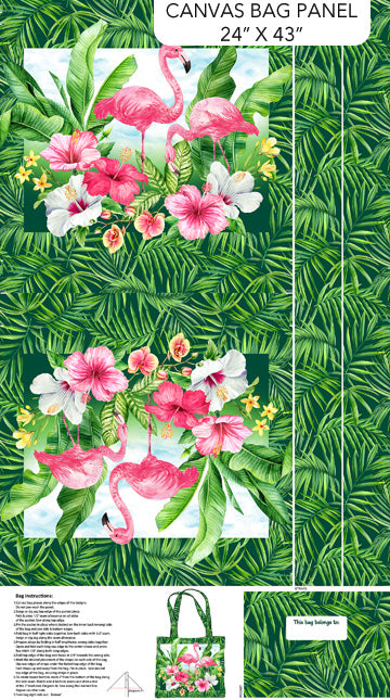 Coastal Breeze, Tote Bag Panel from Northcott, by the yard