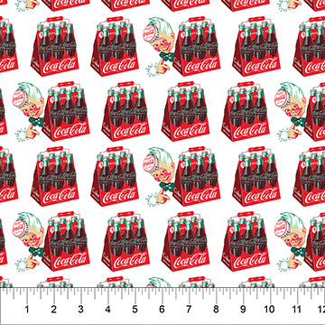 vintage Coca-Cola Toss by the yard from Northcott