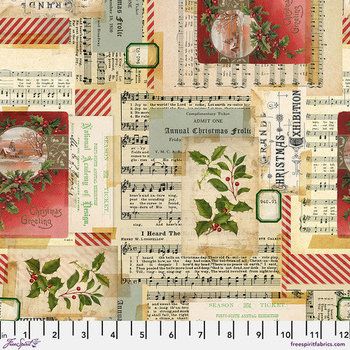 Tim Holtz Holiday Collage Canvas