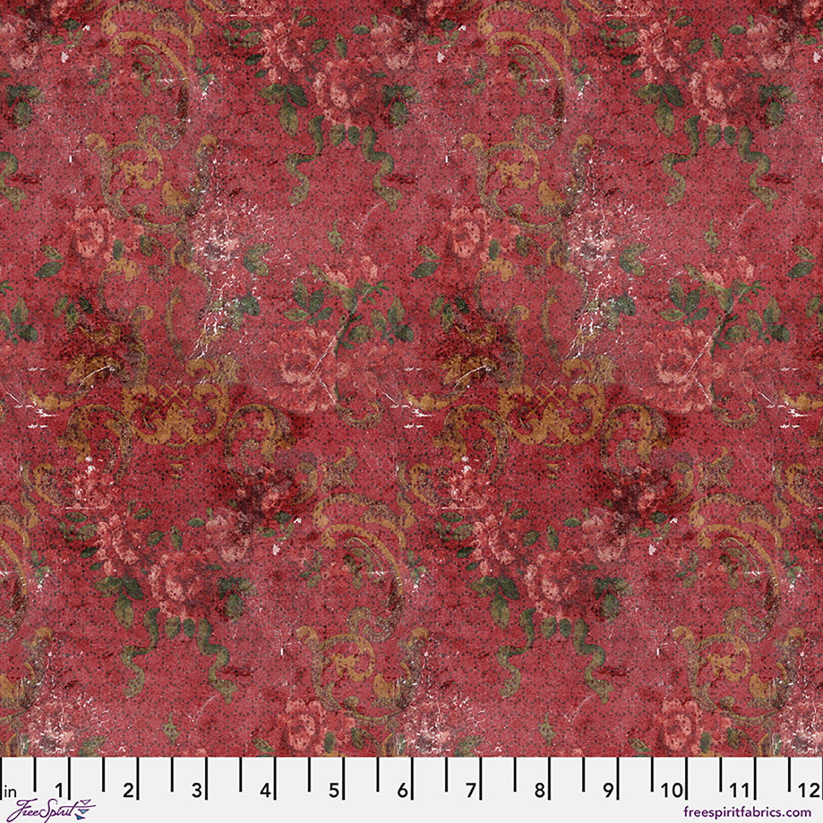 Red Tapestry Canvas - Red || Palette Canvas Cloth by the yard