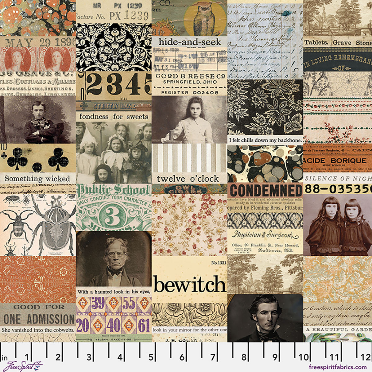 Halloween Collage CC - Halloween || Palette Seasonal Canvas Cloth from Time Holtz