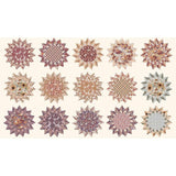 Evening on the Prairie Sunflowers Cheater Print Cream by the yard
