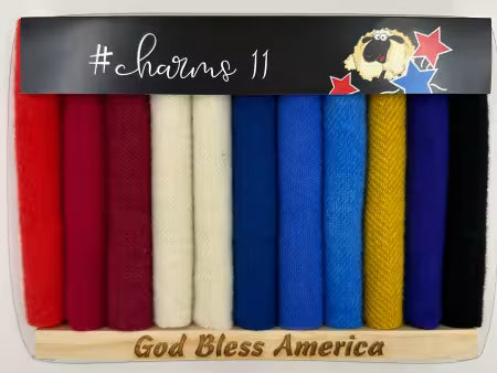 Patriotic Charms11 Pastel 5in x 5in