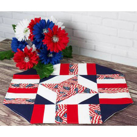 Run with Barb &amp; Scissors: Easy Patriotic Table Topper April 11, 10:30-4pm, All fabric supplies for the top included.