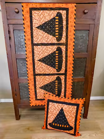 Run with Barb & Scissors: Which Witch Table Runner- All Supplies Included, Saturday 9/12 10:30-4