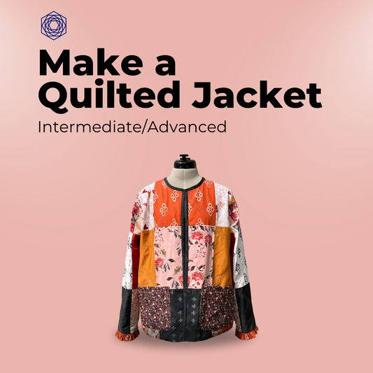 MAKE A QUILTED JACKET - 1 SESSION, Wednesday, 11:00 AM-5:30PM, June 12