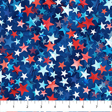 Patriot by Northcott, patriotic stars by the yard-