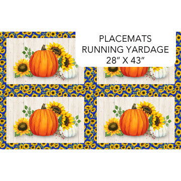 Autumn Gathering by Northcott, Placemats Panel
