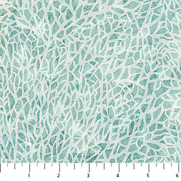 Sea Breeze by Northcott- Running Yardage,  Sea Foam Coral Blender, by the yard