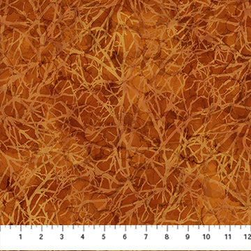 Autumn Breeze, Rust Branches from Northcott, by the yard