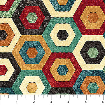 Stonehenge Stitchin Hexie Quilt by the yard