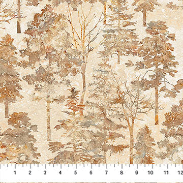 Rooted, Stonehenge from Northcott, Beige Multi trees by the yard