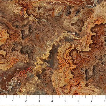 Rooted, Stonehenge from Northcott, Rust agate by the yard