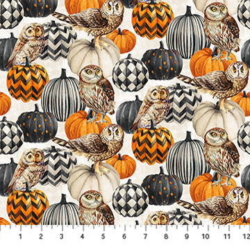 Northcott, Night Owl, Owl Pumpkin