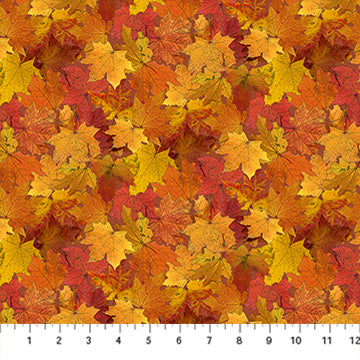 Northcott, Night Owl, Orange Leaves