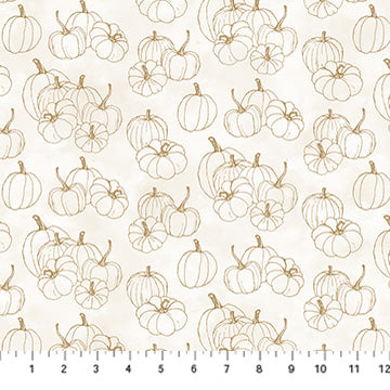 Northcott, Night Owl, Cream Pumpkin Blender