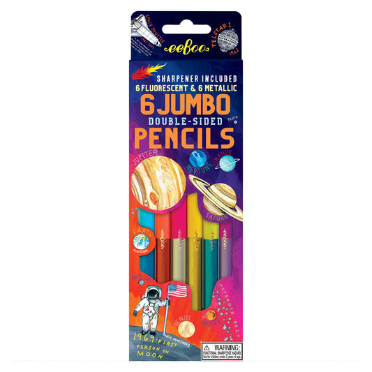 Solar System 6 Jumbo Double Pencils