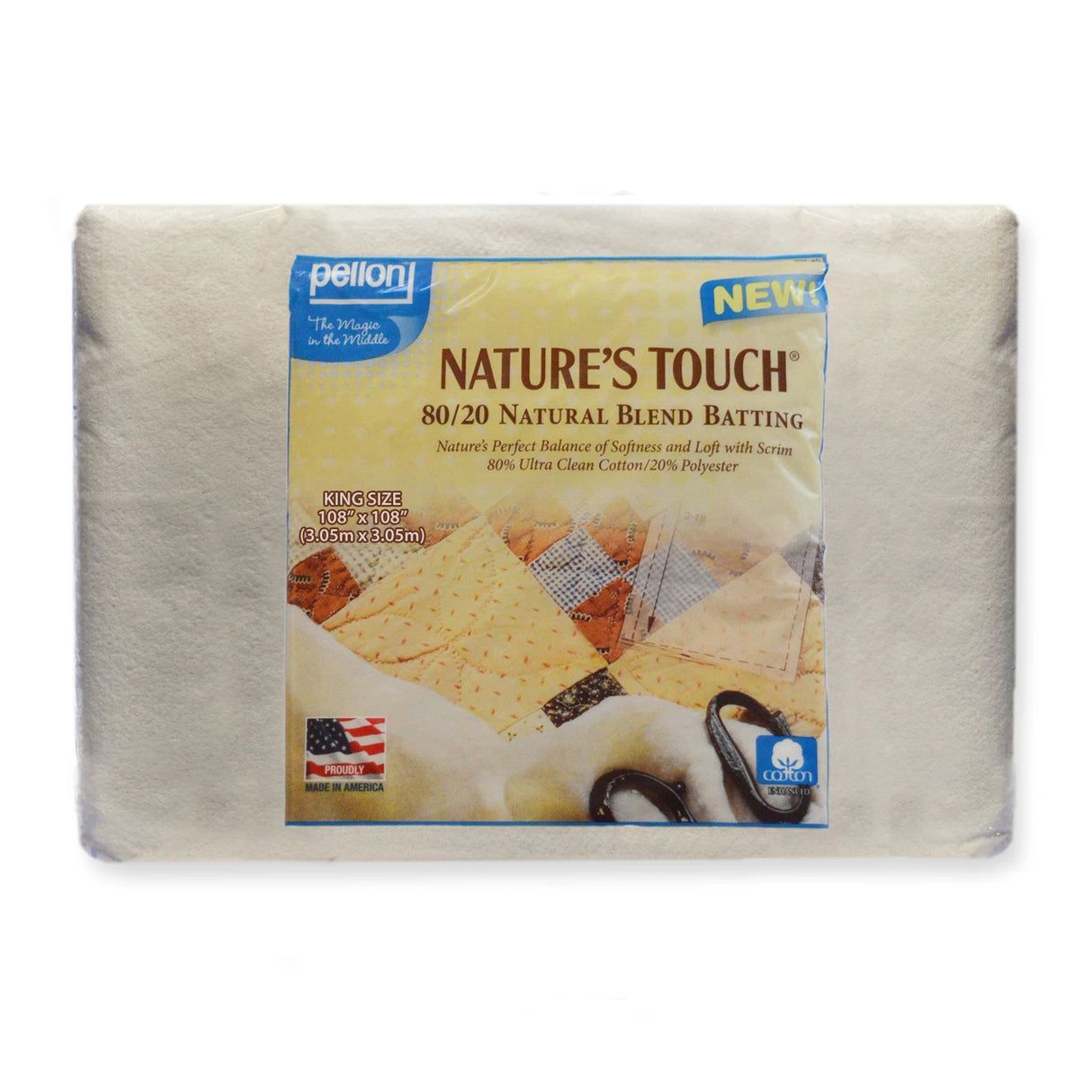 Pellon  Blend 80/20 Batting EB 120 King-Sized 120in x 120in