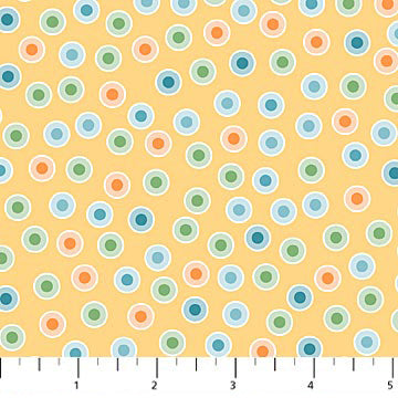 Night Owl by Patrick Lose Multi Dot- Flannel by the yard