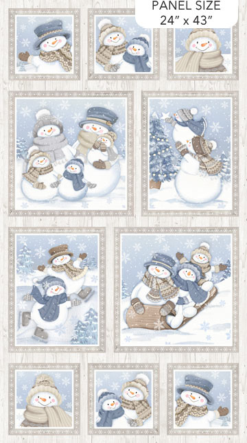 Snow Much Fun, Flannel Panel