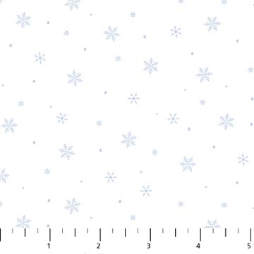 Snow Much Fun, Flannel  White snowflake