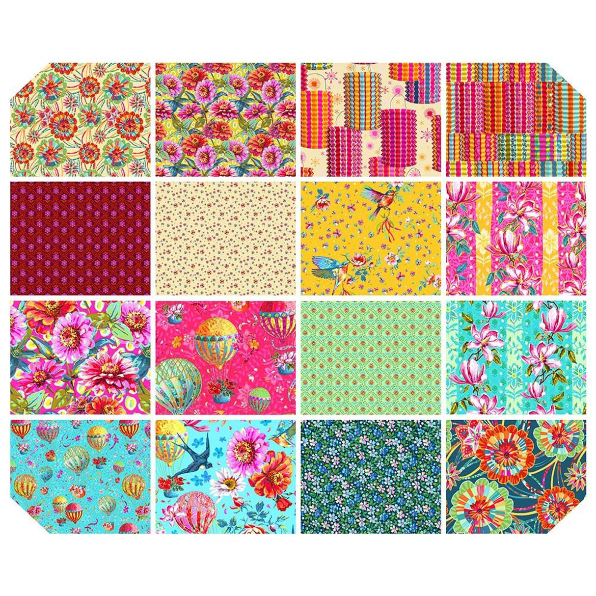 FreeSpirit Fabrics Festival by Odile Bailloeul Charm Pack 5 Inch Squares