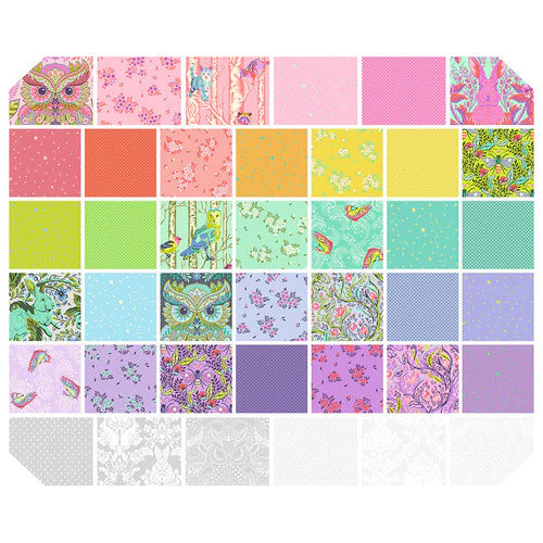 Full Moon Forest II + True Colors Fat Quarter Bundle, 40 Pieces - by Tula Pink