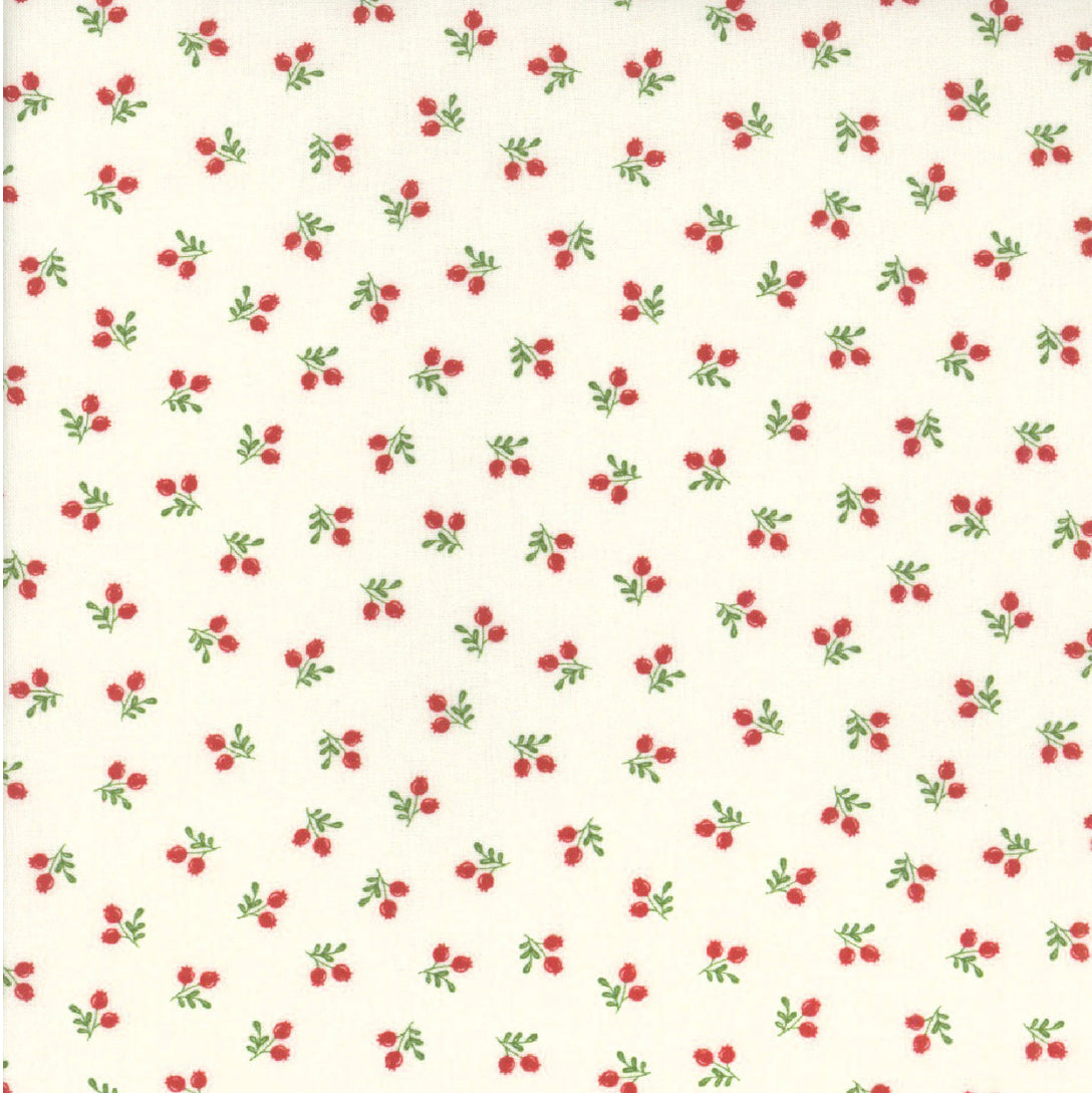 Marcus Fabrics Make It Merry Lamb Farm Designs Tossed Berries by the yard