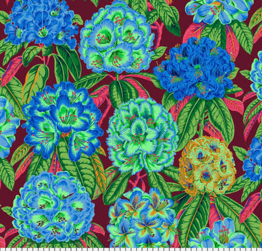 Rhododendrons Green the Kaffe Fassett Collection