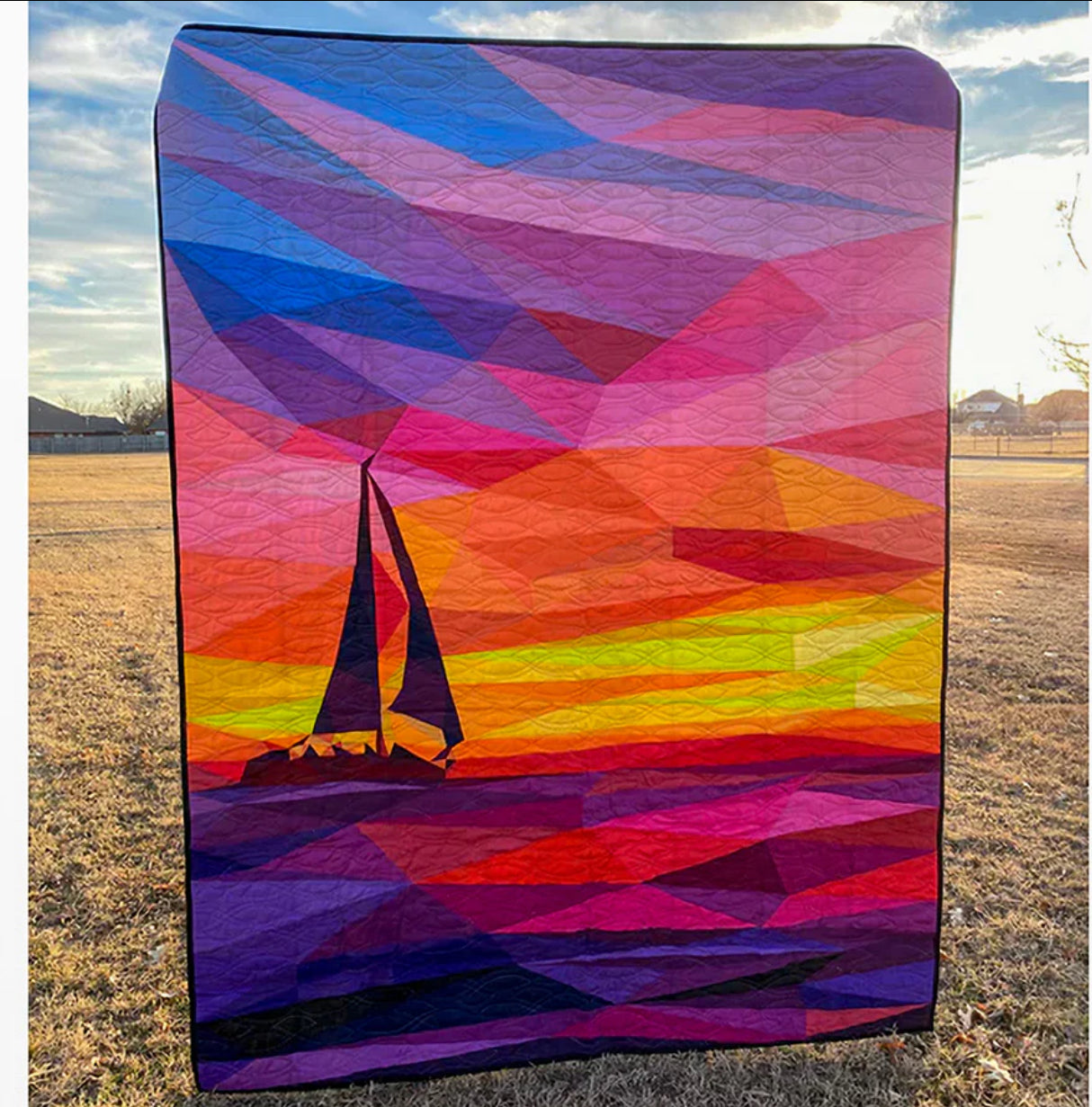 Sail Away Foundation Paper Pieced Quilt Pattern by Legit Kits Design