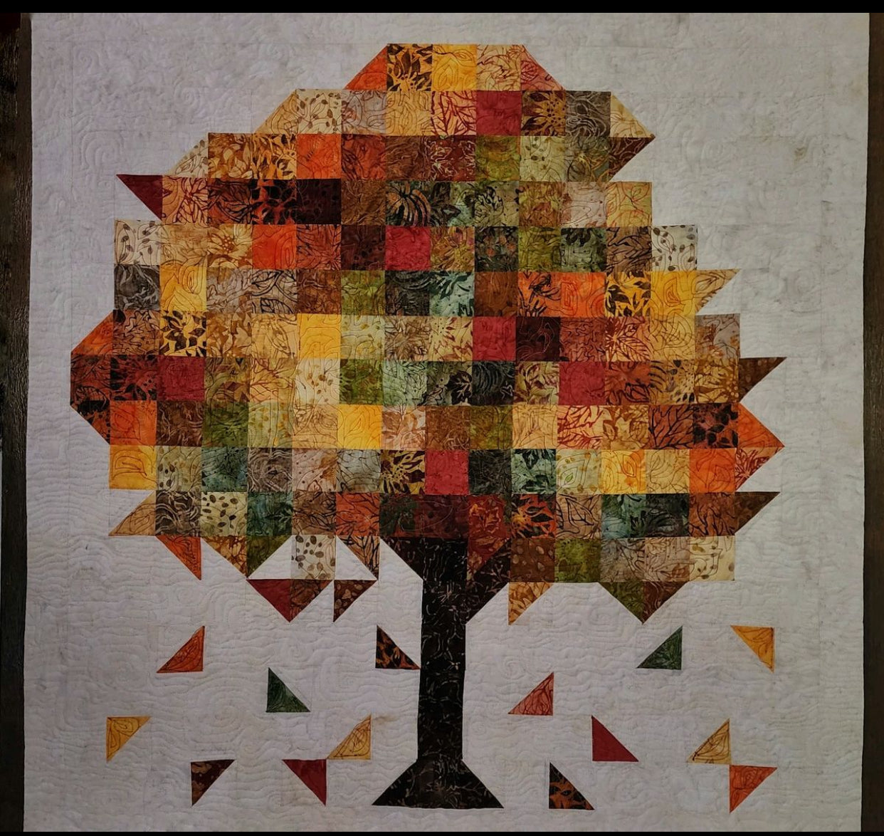 Fall Quilted Wall Hanging- learn to use fusible grid All SUPPLIES PROVIDED OCTOBER 19, 10:30-4