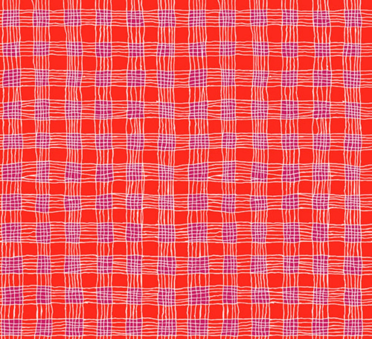 Gingham Red the Kaffe Fassett Collection